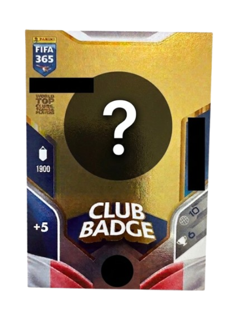 Panini FIFA 365 – Mystery Club Badge Kaart